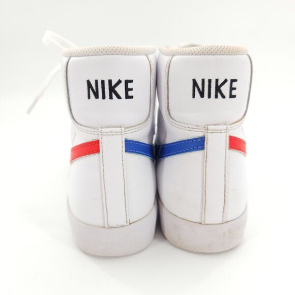 Nike Blazer Mid '77 Shoes Women Size 7 / 5.5Y White Blue Orange DA4086-117 - Picture 4 of 9